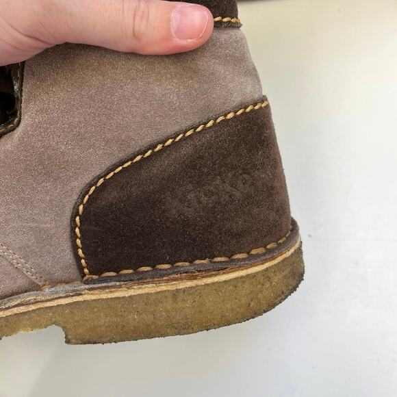 Kickers Suede Kicklegend Unisex Classic Fleece Lined Ankle Boots - Size 38/US7 - Picture 8 of 9